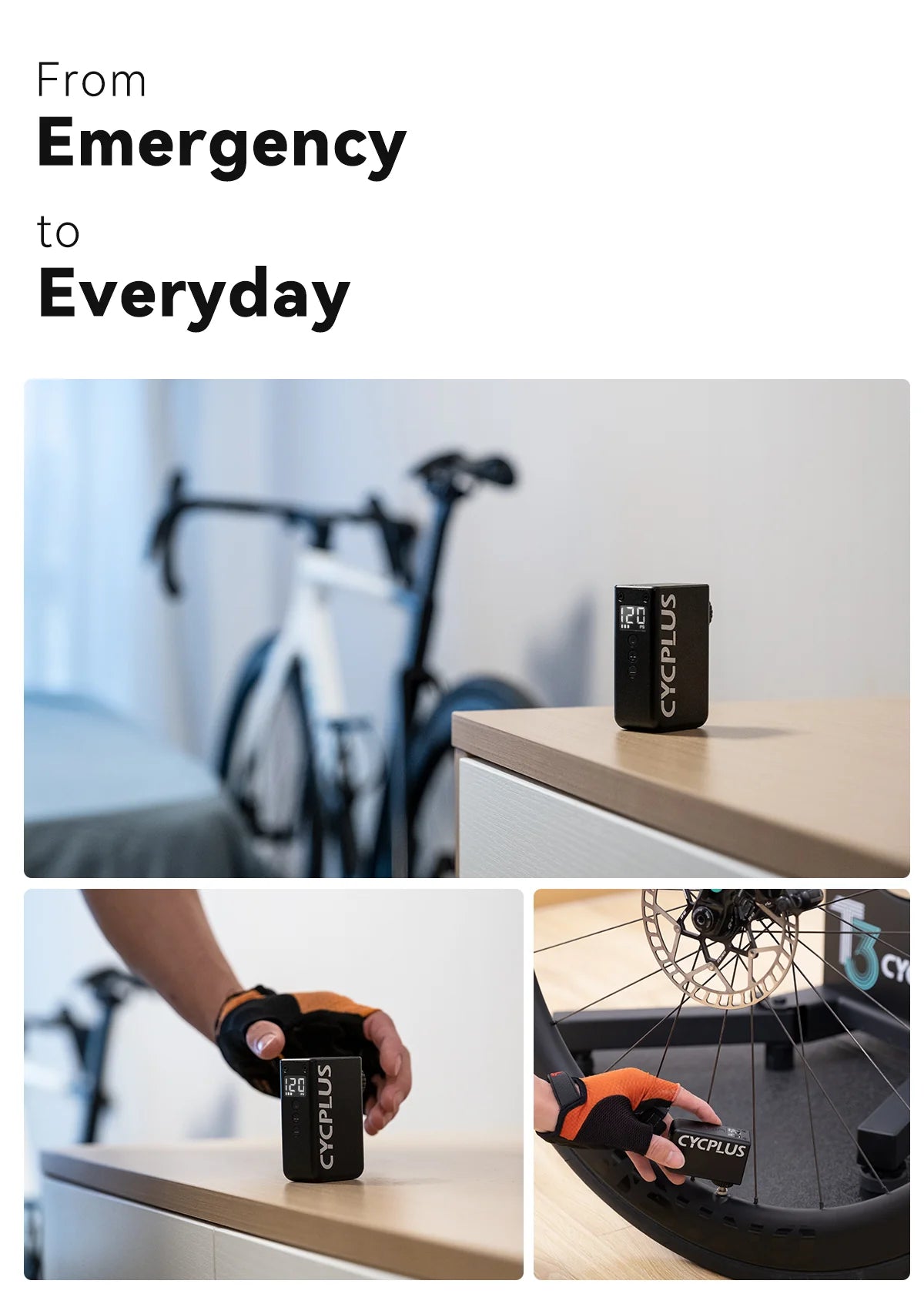 CYCPLUS TINY E-PUMP FOR BIKE AS2 PRO