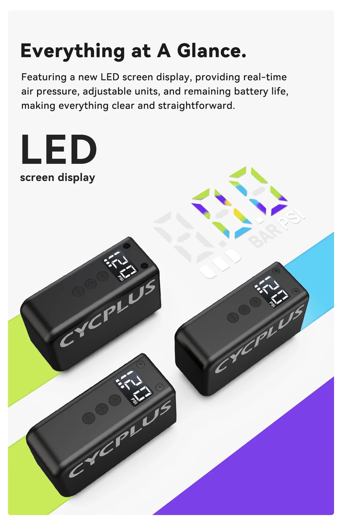 CYCPLUS TINY E-PUMP FOR BIKE AS2 PRO