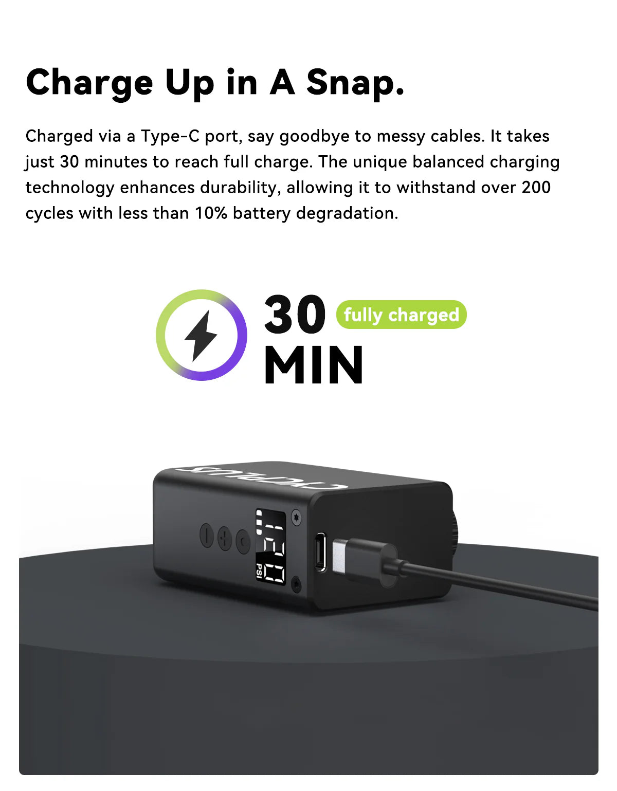 CYCPLUS TINY E-PUMP FOR BIKE AS2 PRO