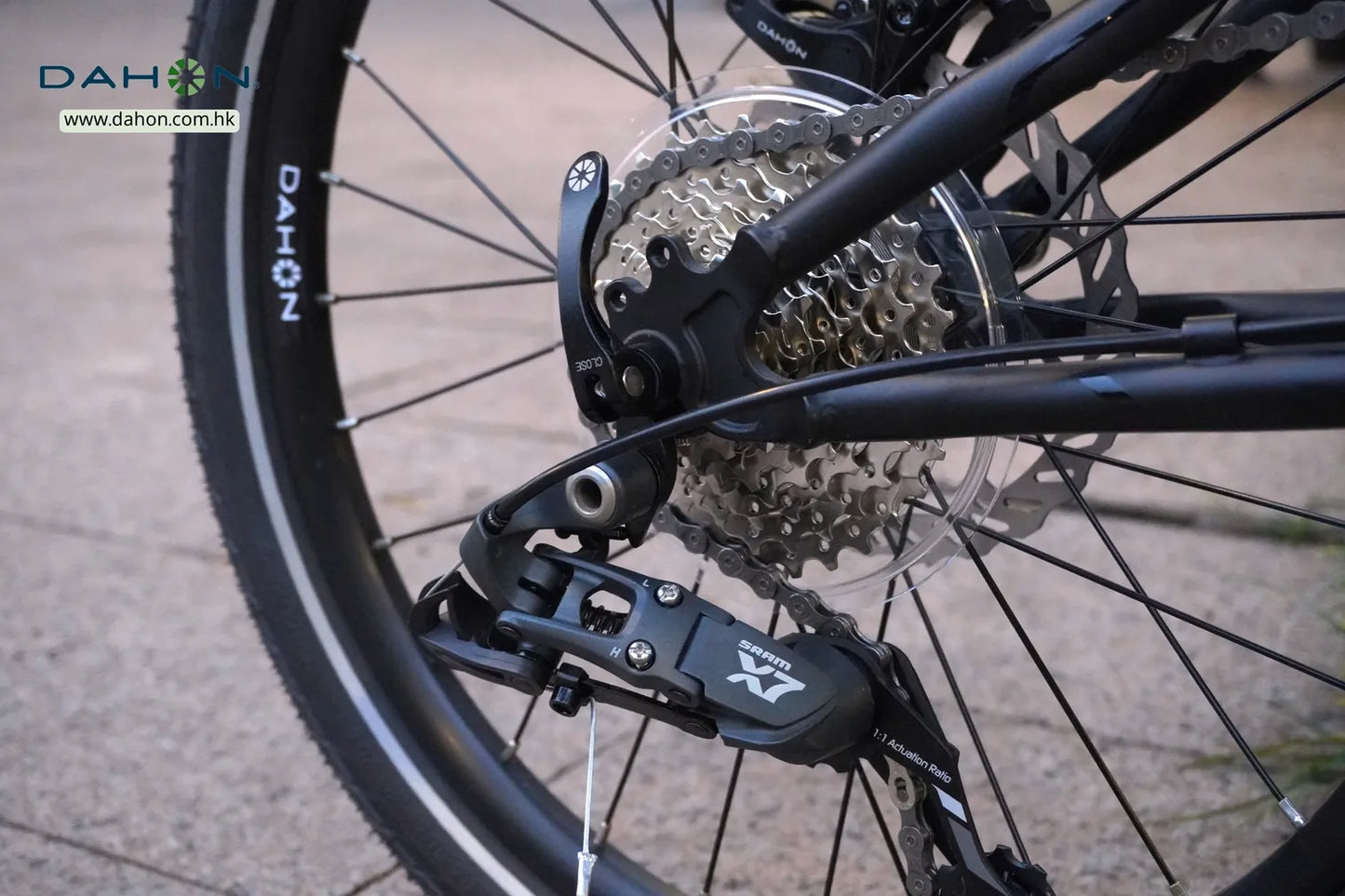 DAHON ARCHER(SPEED P8) 折疊車-黑色-KBC083-20"(碟剎版) / DAHON ARCHER(SPEED P8) FOLDING BIKE-BLACK-KBC083 (DISC BRAKE)