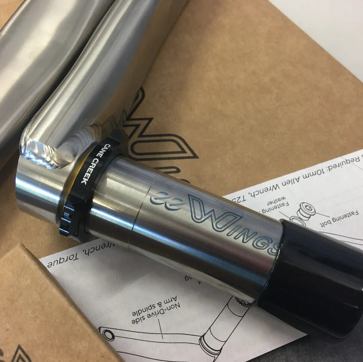 Cane Creek eeWings All-Road Raven Titanium Crank Arm