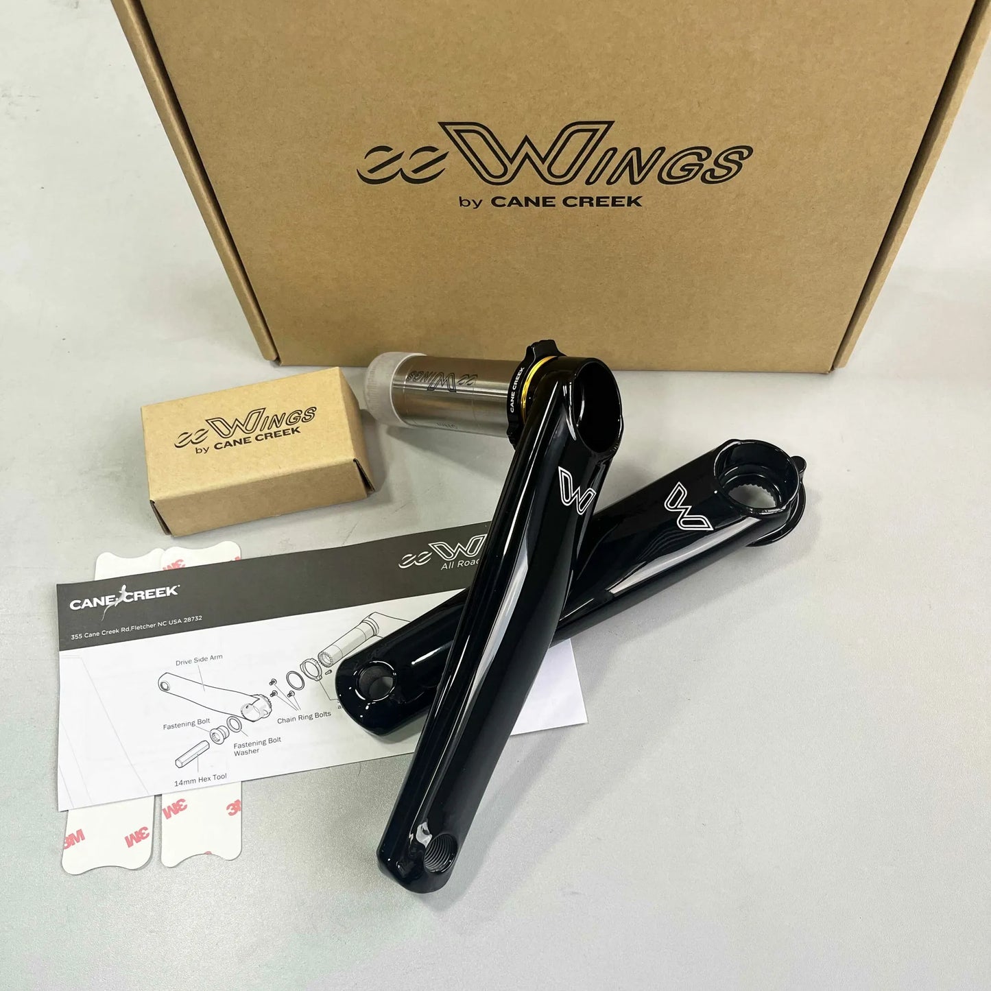 Cane Creek eeWings All-Road Raven Titanium Crank Arm