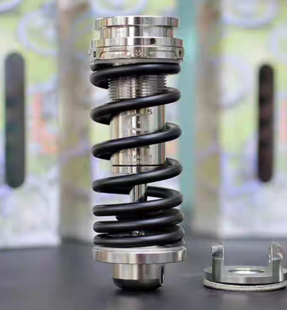 MULTI-S Limited edition titanium adjustable front shock for Birdy