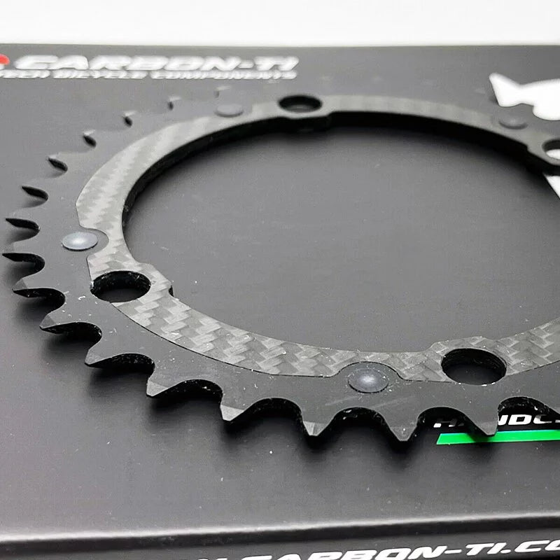 Carbon-Ti X-CarboRing BCD107x4 Chainring (For Sram AXS 12S)