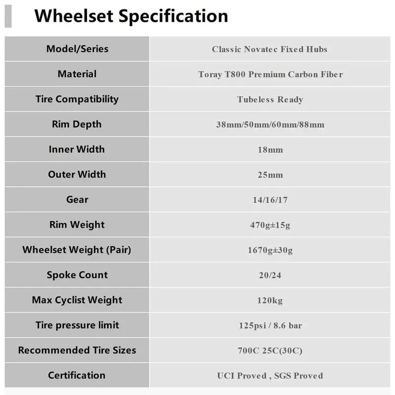 Superteam Classic Novatec Fixed Hubs Fixed Gear Wheelset