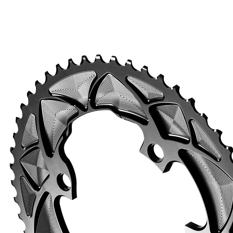 AbsoluteBlack Premium Round 2X BCD110x4 Road Chainring (For DA R9100 & ULT R8000 & 105 R7000)