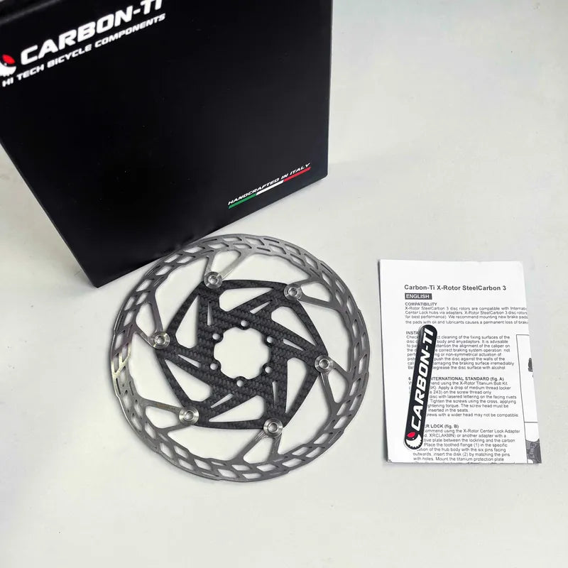Carbon-Ti X-ROTOR SteelCarbon 3 6-Bolt Disc Rotors