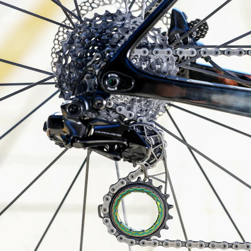 AbsoluteBLACK Hollowcage Titanium Ceramic Oversized Derailleur Pulley Cage Shimano 9250