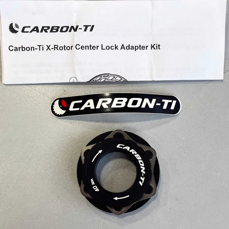 Carbon-Ti X-Rotor Center Lock Adapter Kit