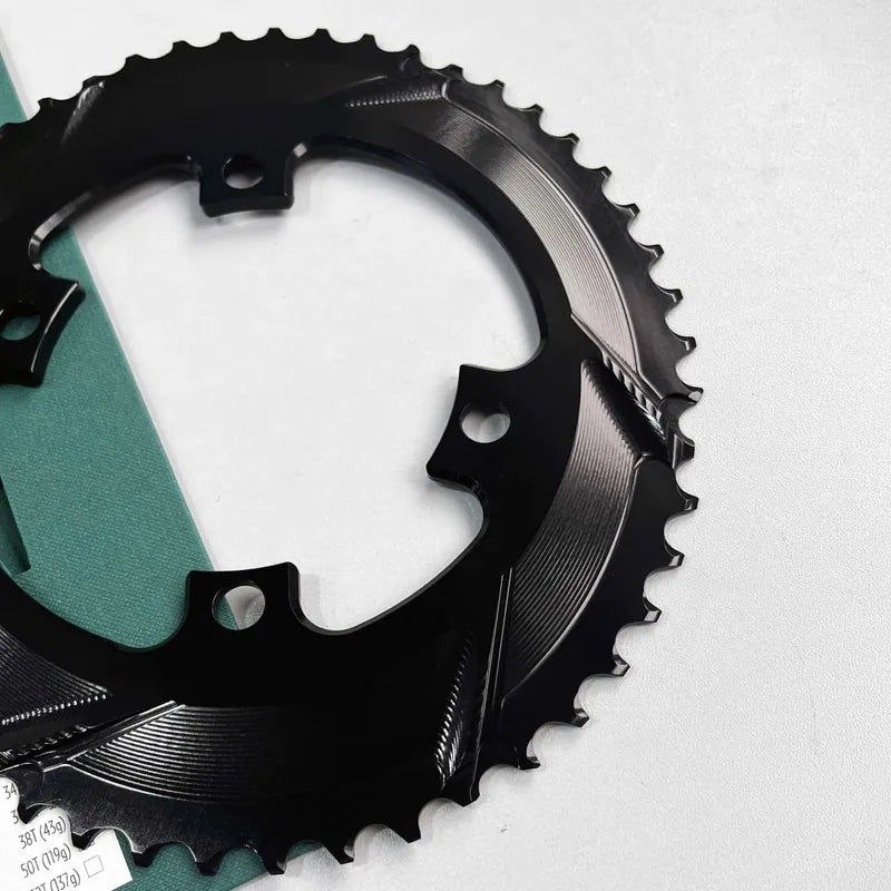 AbsoluteBlack Premium Oval BCD110x4 Road Chainring For DA9000 & Ult 6800 & 105-5800