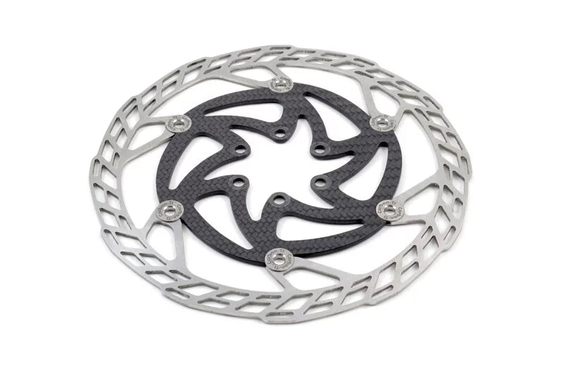 Carbon-Ti X-ROTOR 6-Bolt Steel Carbon Disc Rotors