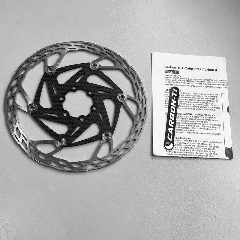 Carbon-Ti X-ROTOR SteelCarbon 3 6-Bolt Disc Rotors