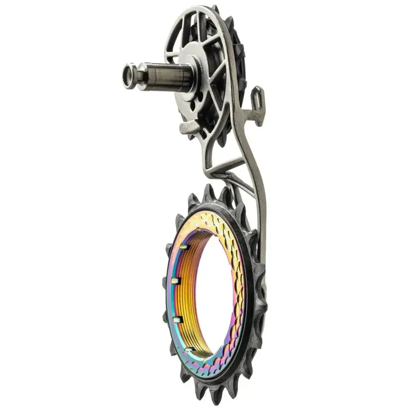 AbsoluteBLACK Hollowcage Titanium Ceramic Oversized Derailleur Pulley Cage Shimano 9250