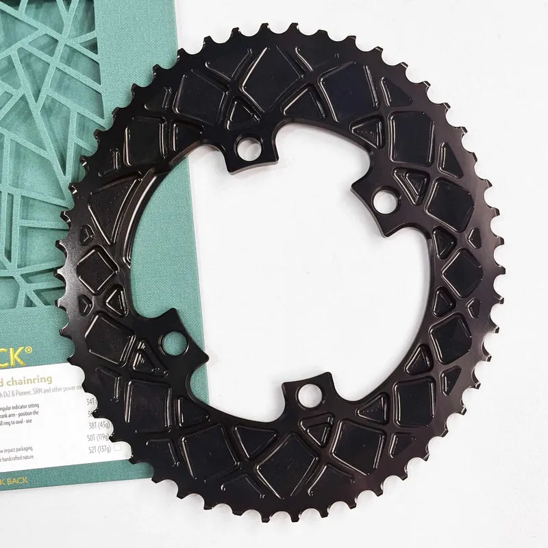 AbsoluteBlack Premium Oval BCD110x4 Road Chainring For DA9000 & Ult 6800 & 105-5800
