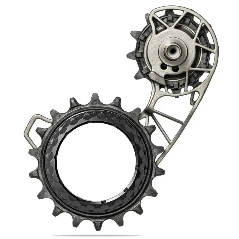 AbsoluteBLACK Hollowcage Titanium Ceramic Oversized Derailleur Pulley Cage Shimano 9250