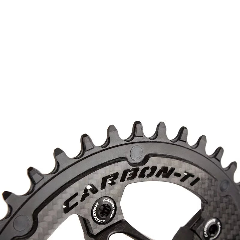 Carbon-Ti X-SingleCarbon BCD107x4 Chainring