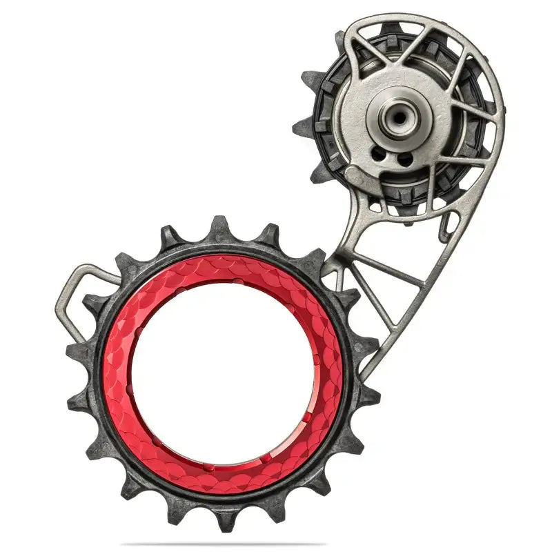 AbsoluteBLACK Hollowcage Titanium Ceramic Oversized Derailleur Pulley Cage Shimano 9250