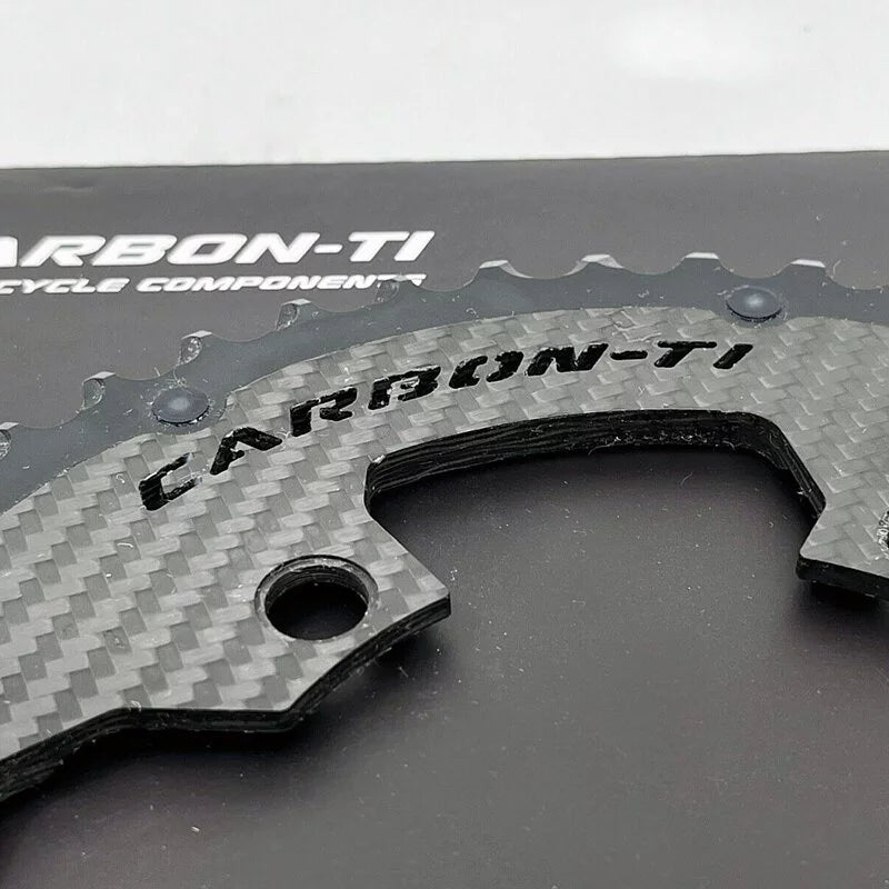 Carbon-Ti X-CarboRing BCD107x4 Chainring (For Sram AXS 12S)