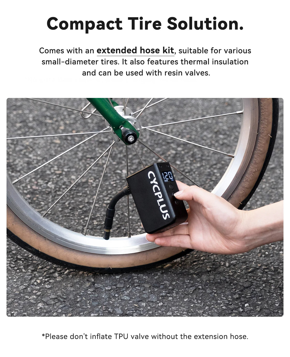 TINY E-PUMP FOR BIKE AS2 PRO MAX