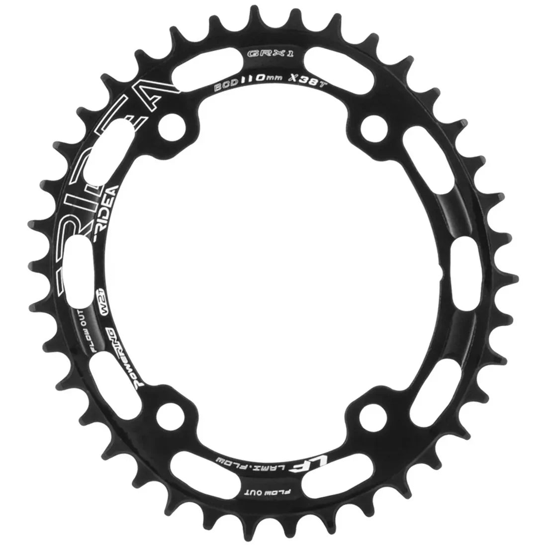 RIDEA - LamiFlow R491 chainrings BCD110
