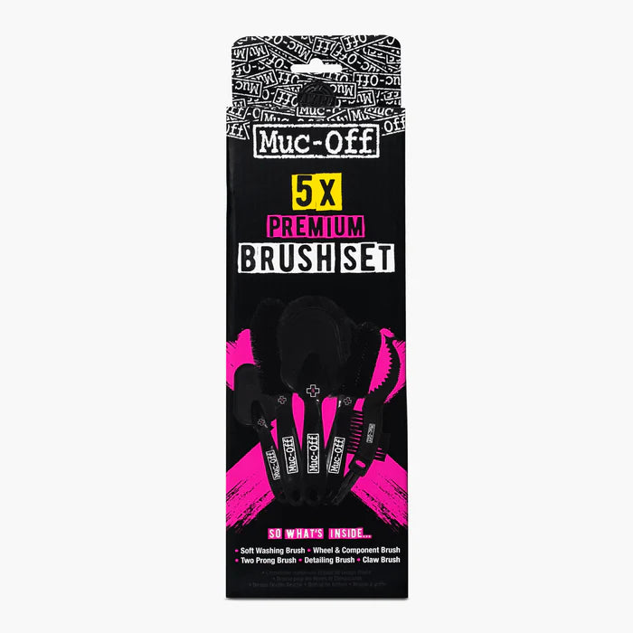 Muc-off-5x Premium Brush Set
