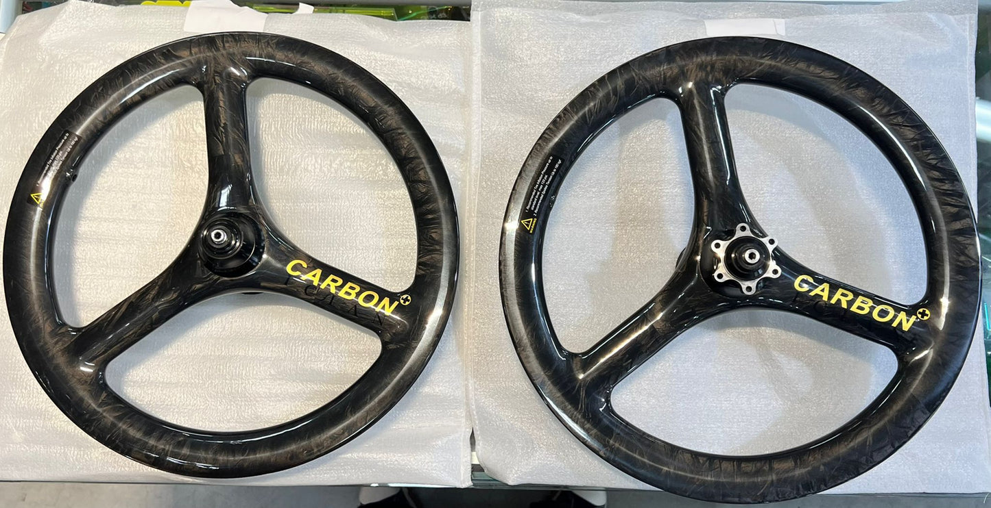 Carbonician 碳纖維三刀 305/349/355 小輪車輪組