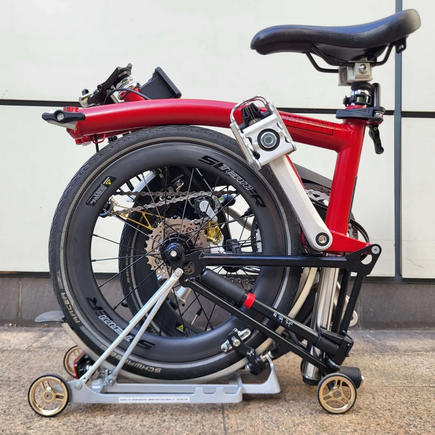SuperTeam 349 Waver Carbon Wheelset 25-35 RIM Brake For Brompton