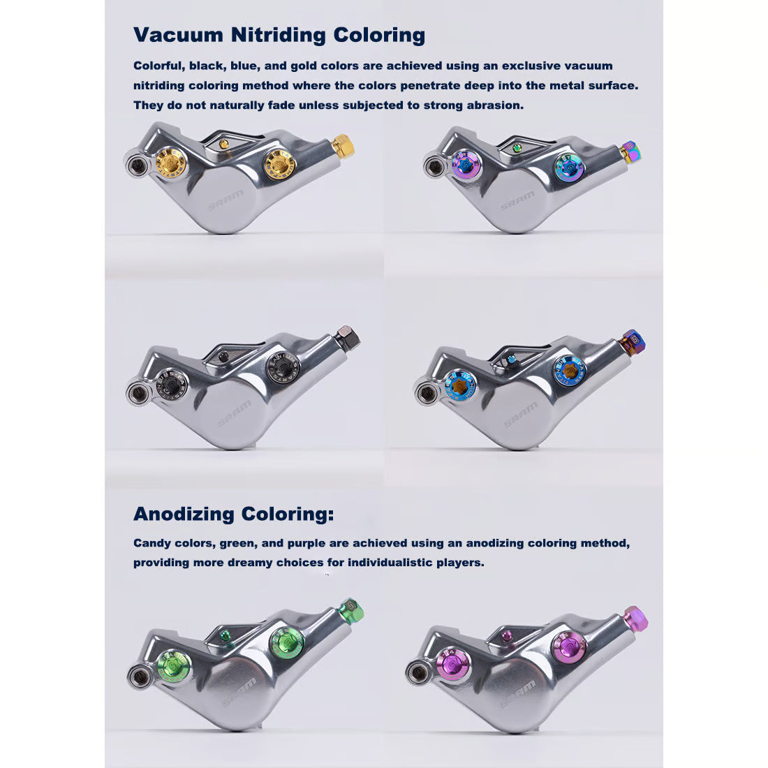 S-PARTS Road Bike Disc Brake Titanium Alloy Screw Set for SRAM AXS