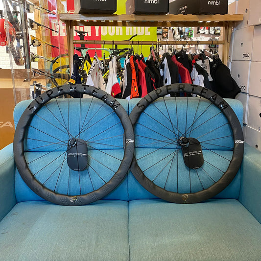 SuperTeam Turbul Comp 50 Ceramic Road Wheelset Tubeless Ready Disc