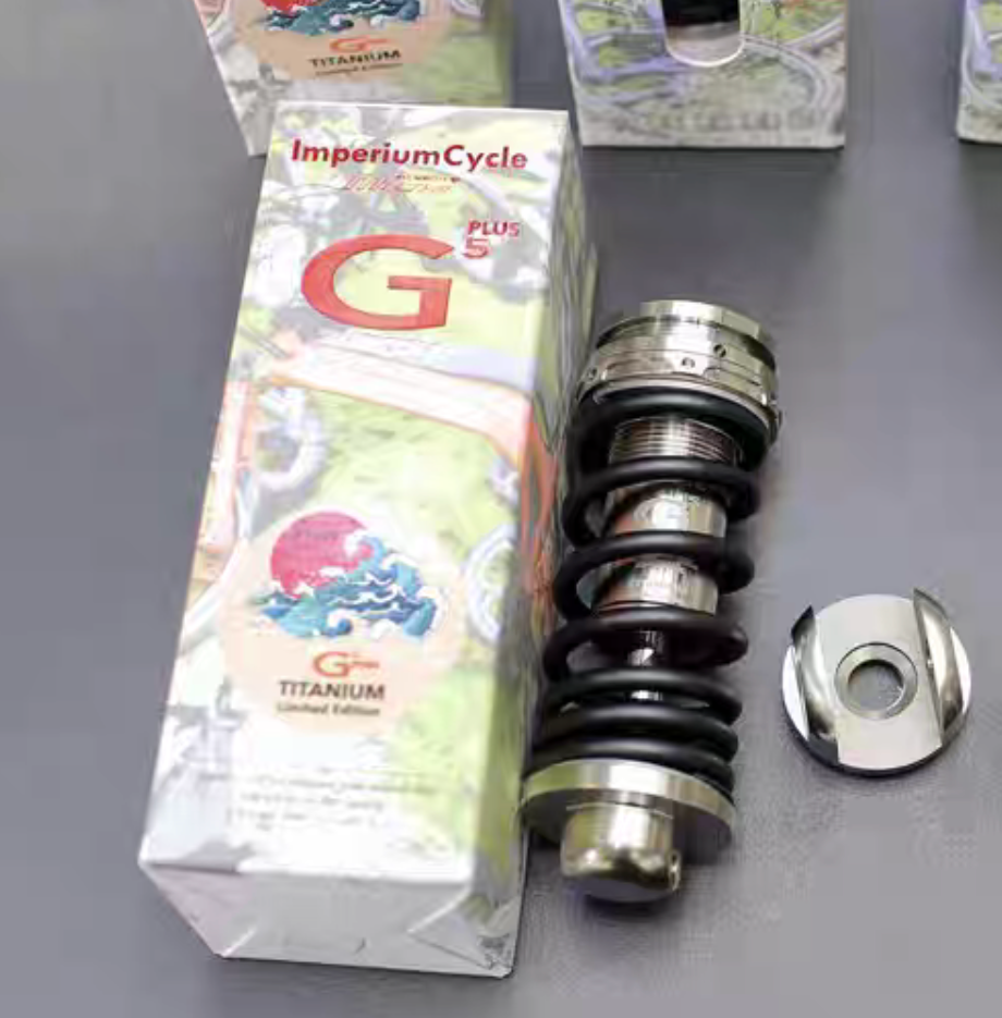 MULTI-S Limited edition titanium adjustable front shock for Birdy