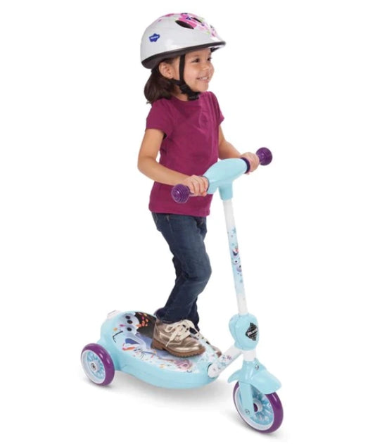 Huffy 迪士尼冰雪奇緣 泡泡電動三輪兒童滑板車