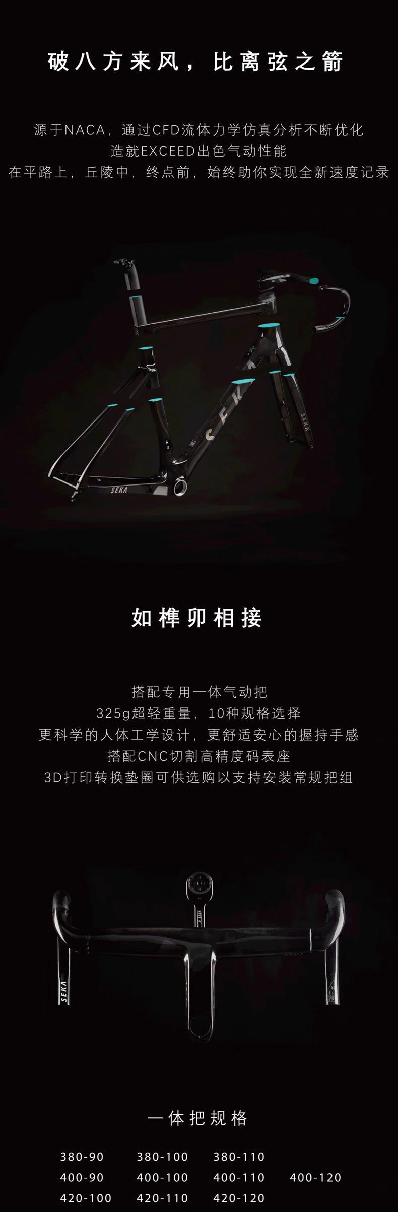SEKA Exceed Standard Roadbike Frameset