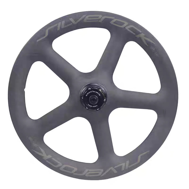 SILVEROCK 碳纖維直五刀碟煞 349/406/451小輪車輪組