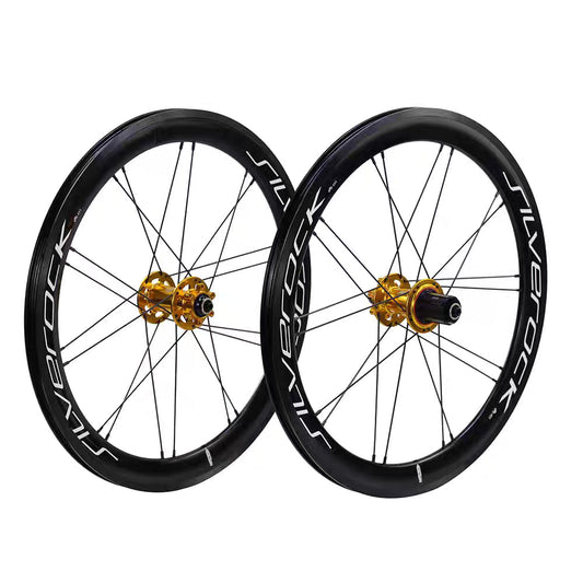 SILVEROCK 鋁合金 碟煞 349/406/451小輪車輪組